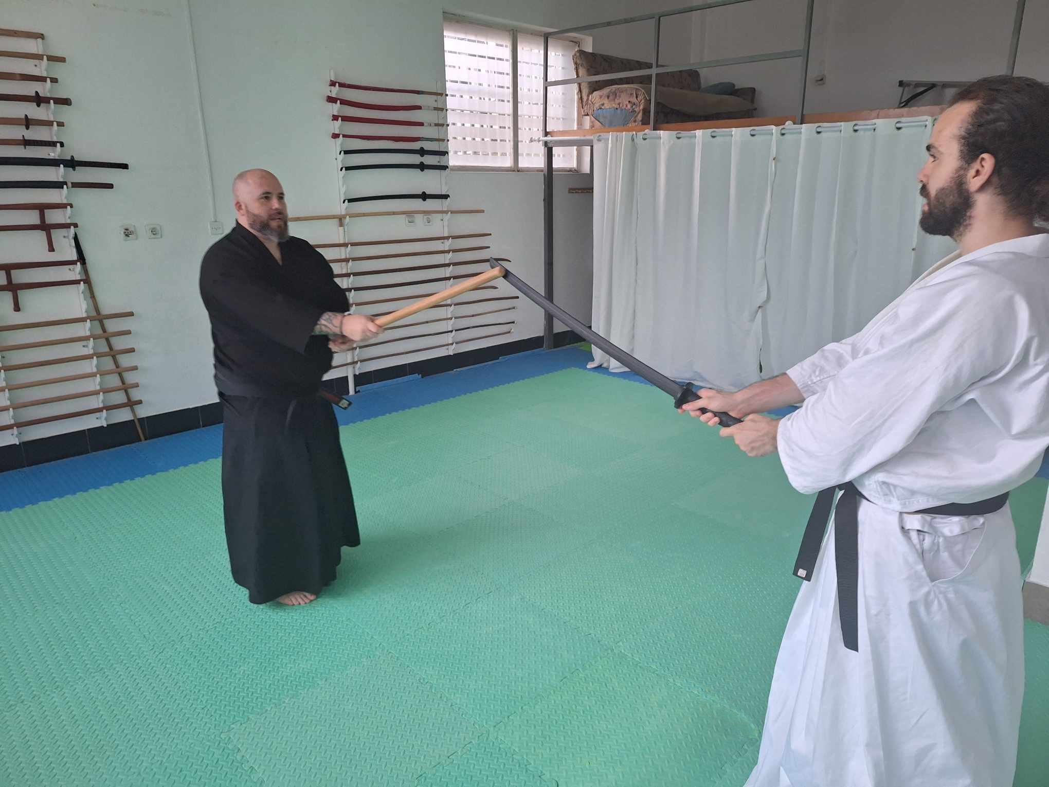 person practicing jujutsu